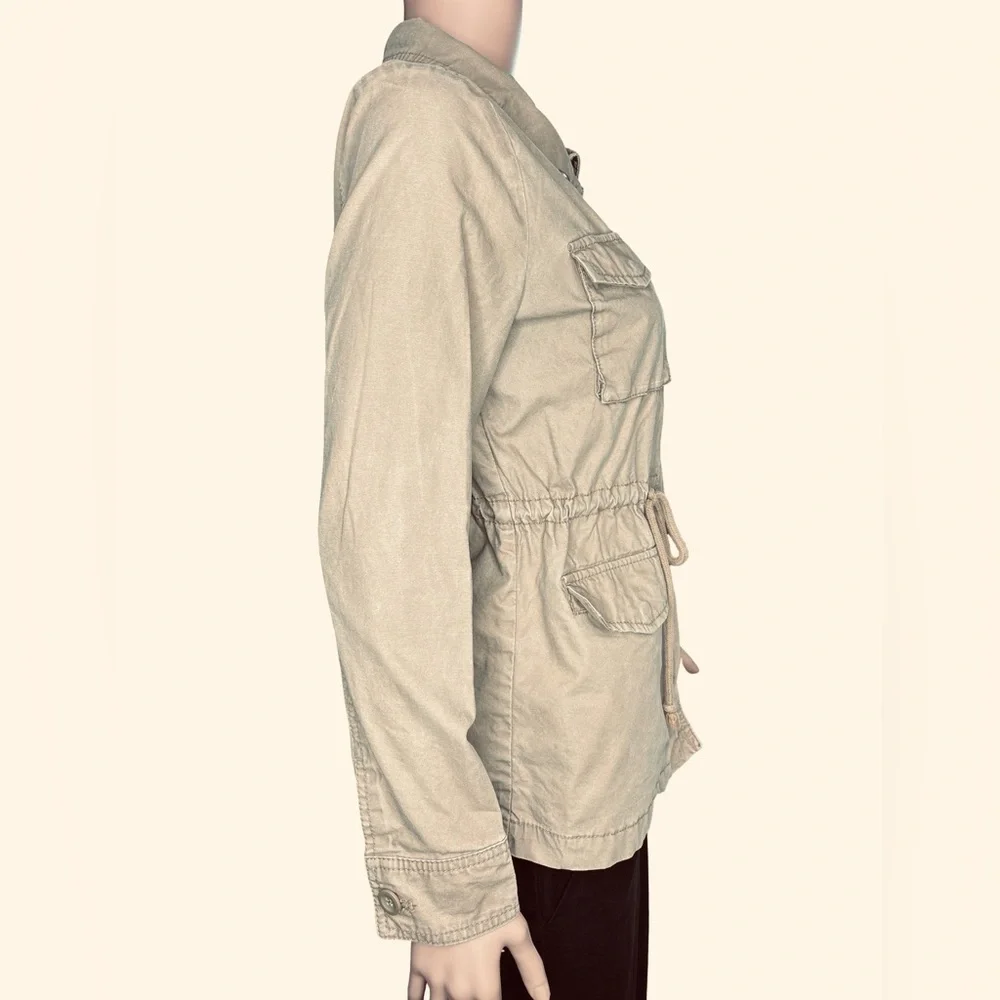 Old Navy Khaki Utility Jacket Women's